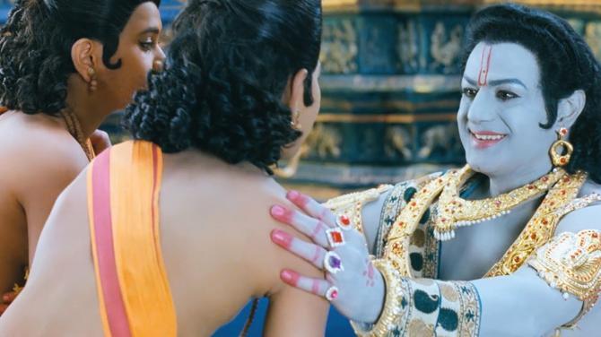 Nandamuri Balakrishna`s blockbuster film Sri Rama Rajyam is inspired by Valmiki’s Ramayana